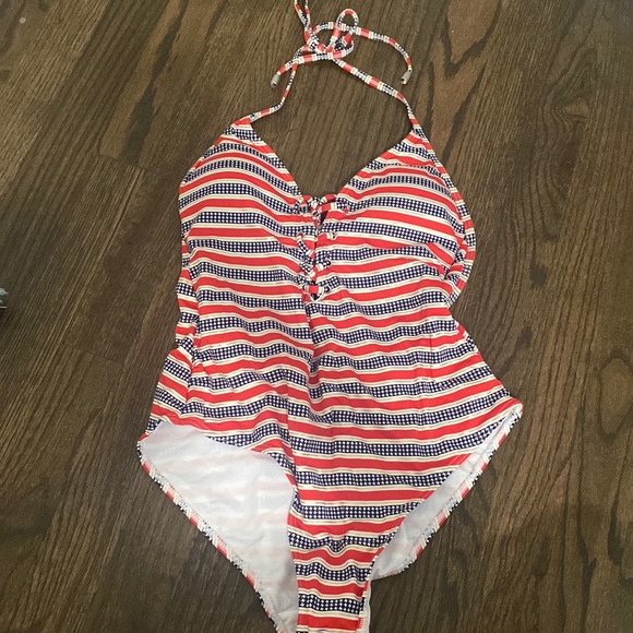 Cikada NWT American Flag Swimsuit - Picture 1 of 1